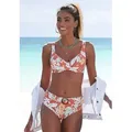 Sunseeker Highwaist-Bikini-Hose Suva mit abnehmbarem Gürtel rot 44