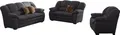 Polstergarnitur COTTA "Casino, Sofa Set, 3-2-1 Sitzer, Wohnzimmer Garnitur", lava, H:88cm T:92cm