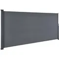 Juskys Seitenmarkise Dubai 500 x 180 cm Dunkelgrau