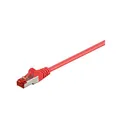 Goobay 95517 CAT 6 Patchkabel, S/FTP (PiMF), Rot, CCA Kupfergemisch