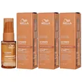 Wella Ultimate Smooth Miracle Oil Serum 3 x 30 ml für trockenes Haar Step 3 Set