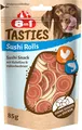 Tasties Sushi Rolls HundeSnack  glutenfreie Leckerlis mit Kabeljau & Hähnchen...