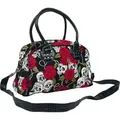 Banned Schultertasche - Wicked Roses - Schwarz