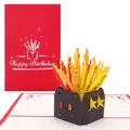 Pop Up Karte "Birthday Candles - Happy Birthday" 3D Geburtstagskarte englisch