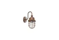 Lindby Außen-Wandleuchte Adalie, Metall, Braun IP44, 1 x 15 W LED