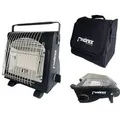 Phönix Germany Gaskocher PH-100, (2 in 1 Heizung & Kocher, Gasheizung Keramik), Keramik Gasstrahler 1,7 KW Heizstrahler schwarz