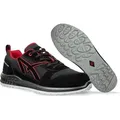 Albatros CLIFTON ST Berufshalbschuhe O2 ESD SRC schwarz/rot 39 - Schwarz - 39