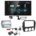 Kenwood DMX-125DAB Bluetooth MP3 USB Digitalradio Einbauset für Mazda MX-5 NC FL
