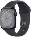 Apple Watch Series 8 (41 mm) GPS Mitternacht Smartwatch 3 Jahre Gewährleistung