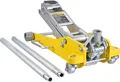 VEVOR hydraulischer Rangierwagenheber Wagenheber mit niedrigem Profil 3 t, robuster hydraulischer Wagenheber aus Aluminium hydraulischer Wagenheber mit Doppelkolben-Schnellhubpumpe, gelb 93-465 mm