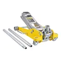 VEVOR hydraulischer Rangierwagenheber Wagenheber mit niedrigem Profil 3 t, robuster hydraulischer Wagenheber aus Aluminium hydraulischer Wagenheber mit Doppelkolben-Schnellhubpumpe, gelb 93-465 mm