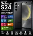 Samsung Galaxy S24 - 128GB - Onyx Black (Ohne Simlock) (Dual SIM) - Sehr Gut -