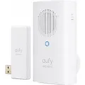 eufy Gegensprechanlage Eufy Chime Türklingel für Innenbereich., Kabellose Türklingel in elegantem Weiß weiß