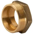 Messing Gewinde-Fitting Reduzierung 2"AG (DN 50) - 1 1/4"IG (DN 32) - schwere Ausführung