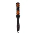 Denman (X-Small) Thermo Ceramic Hourglass Hot Curl Brush - Hair Curling Brush for Blow-Drying, Straightening, Defined Curls, Volume & Root-Lift - Orange & Black, (DHH1EORG)