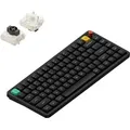 Nuphy Air75 V3 Kabellose Mechanische Tastatur Hot Swappable, 84 Taste 75% ANSI US Layout, Custom Low Profile, RGB LED, Gasket Mounted, Bluetooth/2.... - Schwarz