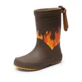 Bisgaard Unisex Kinder Fashion Ii Rain Boot, Brown Flames, 24 EU