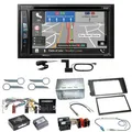 Pioneer AVIC-Z730DAB Navigation Bluetooth CD Einbauset für Audi A6 4B Facelift