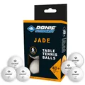 Schildkröt Donic Tischtennisball Jade, Poly 40+ Qualität, 6 STK. im Blister, weiß
