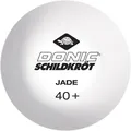 DONIC SCHILDKRÖT Donic-Schildkröt Tischtennisball Jade, Poly 40+ Qualität, 6 Stk. im Blister, weiß