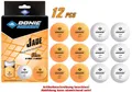 6 DONIC SCHILDKRÖT Tischtennisball 'Jade', 6er Box, weiß