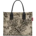 reisenthel daily shopper, Einkaufstasche, Tasche, Jacquard brown, 14 L, DN6055 - Schwarz/Braun