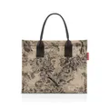 reisenthel daily shopper jacquard brown – Moderner, geradliniger Shopper für jeden Anlass - praktische Handtasche, groß genug für Ihre Einkäufe und Ihre Alltagsgegenstände