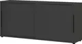 Sideboard mit Schiebetüren Tomori | 160 x 40 x 74 cm | Anthrazit