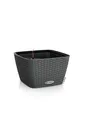 Lechuza Pflanzschale Kunststoff BACINO Cottage 30 30 x 30 x 18 cm granit
