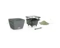 Pflanzschale Lechuza Bacino Cottage Kunststoff 30 x 30 x 18 cm granit inkl. Erdb