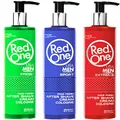 3 x 400ml RedOne Cream Cologne 1x FRESH 1x EXTREM 1x SPORT Aftershave Balsam Set