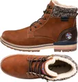 Nebulus Winterstiefel mit Warmfutter ROVER Herren, warme und praktische Stiefel , Übergangsschuhe , P5708 - Herren, hellbraun, 46
