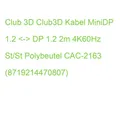 Club3D Kabel MiniDP 1.2 <-> DP 1.2 2m 4K60Hz St/St Polybeutel CAC-2163 (87192144