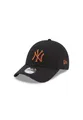 New Era Baseball Cap New York Yankees MLB League Essential Black Brown 9Forty Adjustable Ca (1-St)