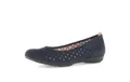 Gabor Damen Klassische Ballerinas, Frauen Flats,Abendschuhe,Slip-ons,klassisch elegant,Ballerinen,Pumps,Halbschuhe,flach,Nightblue,37.5 EU / 4.5 UK