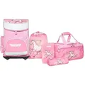 MUWO "Lil Horse" Kinder Schulranzen Set 5tlg. | MW-355 - Rosa