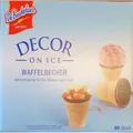 DeBeukelaer Decor Waffelbecher mit kakaohaltiger Fettglasur 60 Stück ( 230 g)