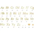 Partydeco Buchstaben Aufkleber (143 Sticker) (NP5-019)