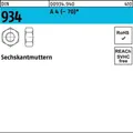 100er PACK(Stk) 000934940009050000 Sechskantmutter DIN 934 M 5 A 4 (- 70)