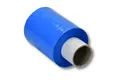 (EUR 0,03 / m) 1 Rolle Mini Stretchfolie / 100mm x 150m / 23my / Farbe: blau