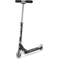 Micro Scooter Sprite LED schwarz - Kinderroller mit LED Rädern und verstellbarem Lenker - Schwarz