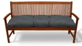 Beautissu Bankauflage Flair BK, ca.150x50x10cm, Graphitgrau