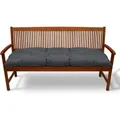 Beautissu Flair BK Bankpolster 150x50x8cm Graphitgrau