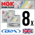 8x NGK PLKR7A (4288) Laser Platinum Zuendkerze For MERCEDES SL500 5.5 03/06-->