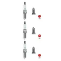 3x NGK 4288 Zündkerze für Mercedes-Benz W203 Hyundai i10 PA