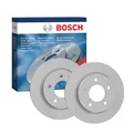 Bosch BD2216 Bremsscheibensatz - 265 mm belüftete, hochgekohlte Bremsscheiben - Hinterachse - ECE-R90-zertifiziert - hohe Kühlleistung und zuverlässiger Korrosionsschutz - 1 Satz aus 2 Scheiben