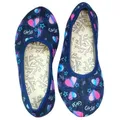 Beck Schläppchen Girls Gymnastikschuh rutschfeste Laufsohle, Made in Germany blau 25 EU