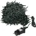 Ecd Germany Led Cluster Lichterkette Extra Warmweiß 1200 Led 24m Mit 8 Programmen, Ip44, Innen Und Außen, Clusterlichterkette Büschellichterkette Weihnachtsbaum Weihnachtsbeleuchtung Deko Weihnachten