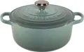 Le Creuset Signature Bräter rund 20 cm Sea Salt