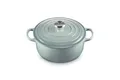 Le Creuset Signature Runder Bräter aus Gusseisen, 20 cm, 2,4 Liter, Sea Salt